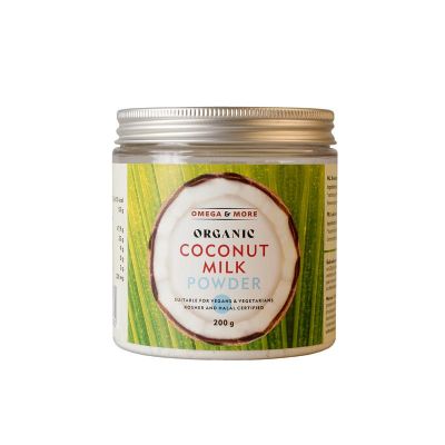 Omega & More Kokosmelk poeder vegan bio 200 gram - Overige producten