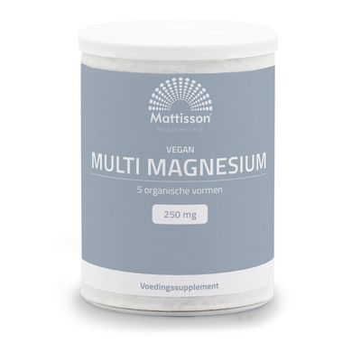 Mattisson multi magnesium poeder vegan - Mineralen enkel