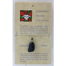 Foto van Sterrenbeeldsteen hanger steenbok