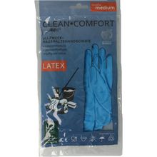 Foto van Clean-Comfort Huishoudhandschoen blauw maat m