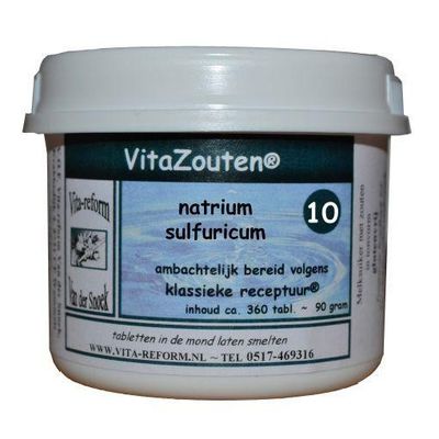 Natrium sulfuricum VitaZout Nr. 10 Foto van Natrium sulfuricum VitaZout Nr. 10