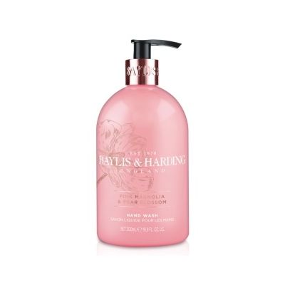 Foto van Baylis & Harding Hand wash pink magnolia & pear blossom
