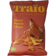 Foto van Trafo Chips zoete aardappel bio