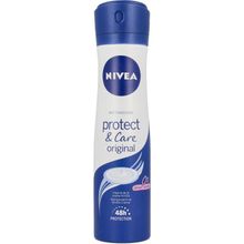 Foto van Nivea Deodorant spray protect & care