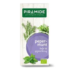 Foto van Piramide Pepermunt thee eko