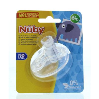 Nuby Vervangspeen beker ID10052 1 stuks - Babyflessen en benodigdheden