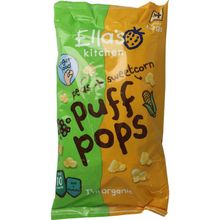 Foto van Ella's Kitchen Puff pops peas & sweetcorn 10+ maanden bio