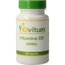Foto van Elvitaal Vitamine D3 3000IE 75 mcg