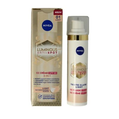 Nivea Cellular luminous 630 fluid light SPF30 40 Milliliter - Dagcreme
