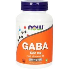 Foto van NOW GABA 500 mg