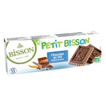 Foto van Petit bisson theebiscuit melkchocolade bio