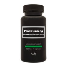 Foto van Apb Holland Panax ginseng 500mg puur