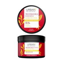 Foto van Urban Care Hibiscus & shea butter twisted curls hair mask