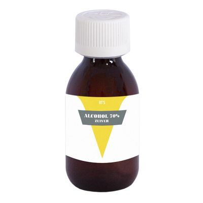 BT'S Alcohol 70% zuiver 120 ml - Desinfectie