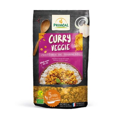 Primeal Curry Veggie gehakt met kerrie bio