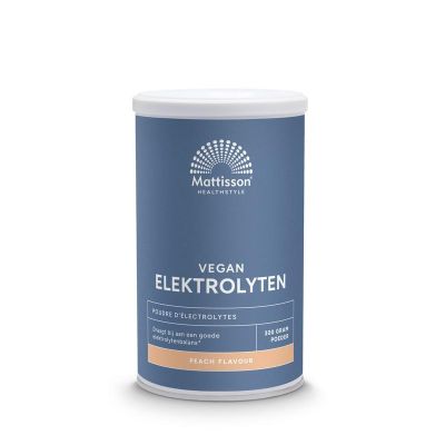Foto van Mattisson elektrolyten poeder perzik