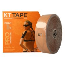 KT Tape Jumbo pro roll 38 meter 150 strips beige precut Foto van KT Tape Jumbo pro roll 38 meter 150 strips beige precut