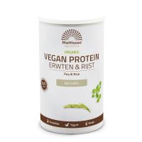 Mattisson Vegan protein erwten & rijst naturel bio