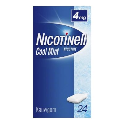 Nicotinell Coolmint 4mg Nicotinell Coolmint 4mg 24 stuks - Stoppen met roken