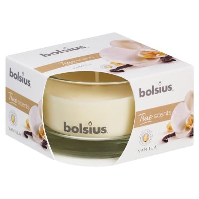 Bolsius Geurglas 80/50 true scents vanille