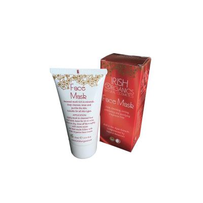 Irish Organics Gezichtsmasker zeewier parfumvrij bio 75 milliliter - Reiniging