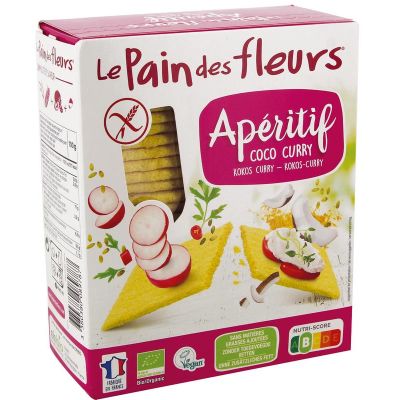 Pain Des Fleurs Knackebrod coco curry