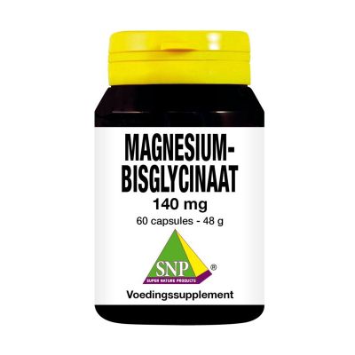 SNP Magnesium bisglycinaat 140 mg 60 capsules - Mineralen enkel