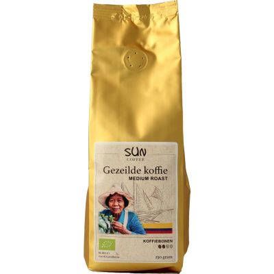 Foto van Sun Coffee Gezeilde koffiebonen medium roast bio
