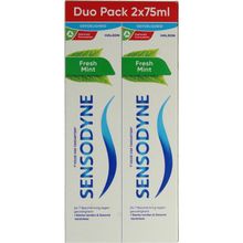 Foto van Sensodyne Tandpasta fresh mint 2 x 75ml