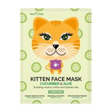 Foto van Montagne Kitten sheet face mask cucumber & aloe