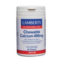 Lamberts Calcium 400mg kauwtabletten + Vit. D en Fos