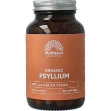 Foto van Mattisson Psyllium Husk 750 mg biologisch