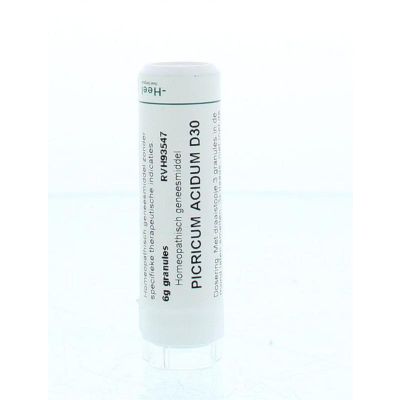 Homeoden Heel Picricum acidum D30 6 gram - Homeopathische geneesmiddelen