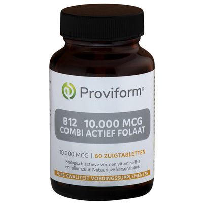 Proviform Vitamine B12 10.000 mcg combi actief folaat