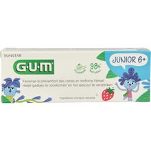 Foto van GUM Junior tandpasta tutti frutti