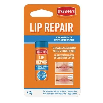 O Keeffe S Lip repair verkoelende lippenbalsem 4.2 gram - Lipverzorging
