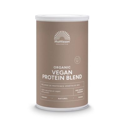 Mattisson Vegan protein blend bio 400 gram - Overige vitaminen/mineralen
