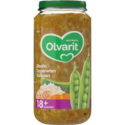 Olvarit Risotto doperwten kalkoen 18M01