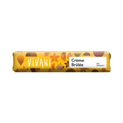 Vivani Chocolate To Go creme brulee bio 40 gram - Snoepgoed