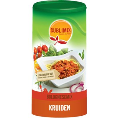 Sublimix Bolognesemix glutenvrij 250 gram - Pasta