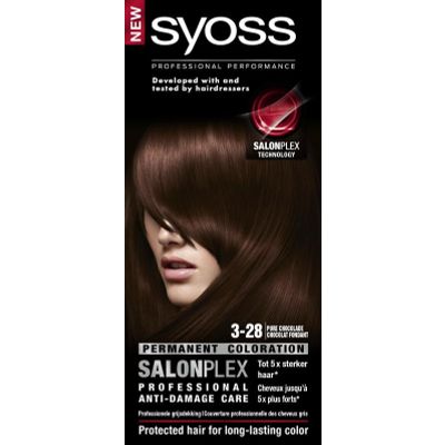 Syoss Color baseline 3-28 pure chocolade haarverf