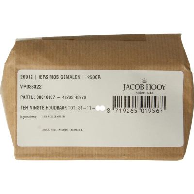 Jacob Hooy iers mos gemalen/jh Jacob Hooy iers mos gemalen/jh - Kruiden
