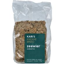 Foto van Kari's Crackers Knekkebrod zeewier bio