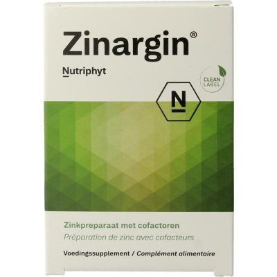 Nutriphyt Zinargin 60 tabletten - Overige vitaminen/mineralen