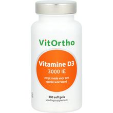 Foto van Vitortho Vitamine D3 3000IE