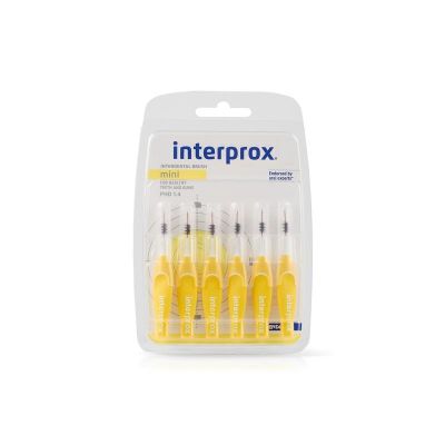 Interprox Premium mini geel 3.0 mm 6 stuks - Mondhygiene