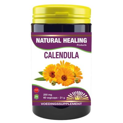 NHP Calendula 250 mg puur 60 vcaps - Fytotherapie