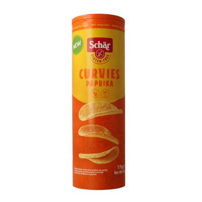 Dr Schar Curvies paprika Dr Schar Curvies paprika 170 gram - Zoutjes/chips