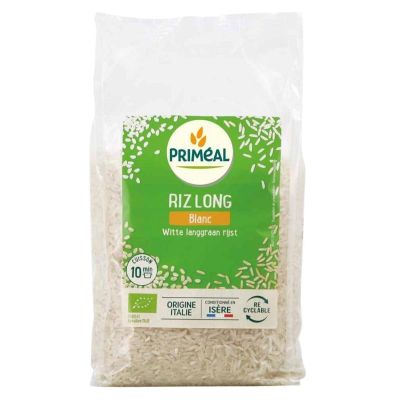 Primeal Witte langgraan rijst Primeal Witte langgraan rijst 1 kilogram - Overig reform/levensmiddelen