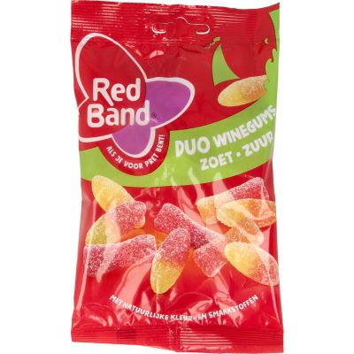 Red Band Winegums duo zoet/zuur 120 gram - Overig reform/levensmiddelen